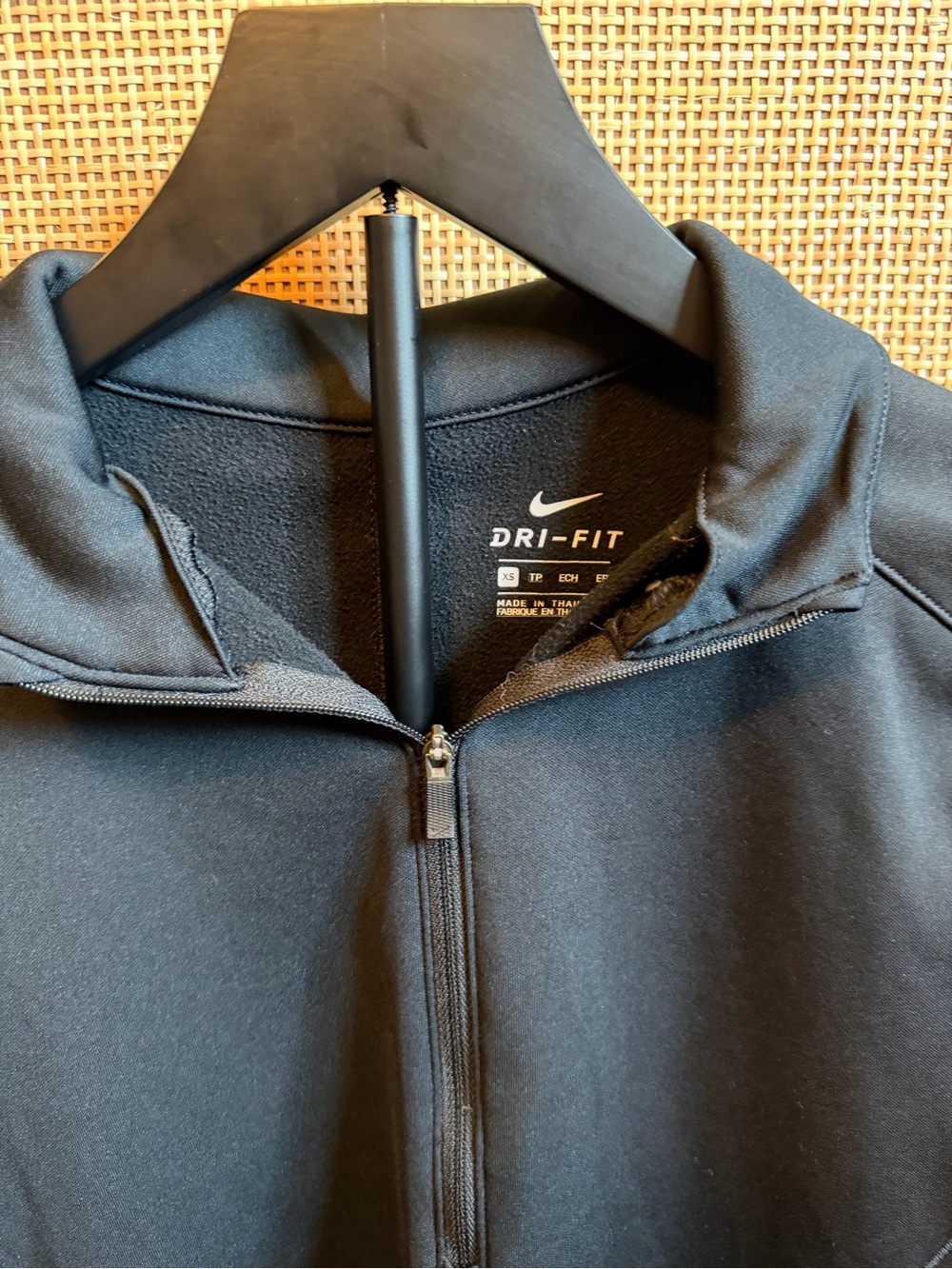 Nike Black Women's Dri-FIT Half-Zip Performance Pullover - Picture 2 of 5